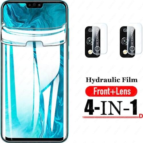 Protective Hydrogel Film for Huawei Honor 9x Lite Screen Protector on Honor 9xlite 9 X Light JSN-L21 L22 L23 Camera Lens Glass