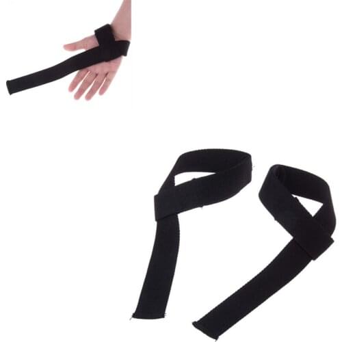 1 PC Weight Lifting Hand Wrist Bar Support Strap Brace Support Gym Straps Weight Lifting wrap Body Building Grip Glove HOT