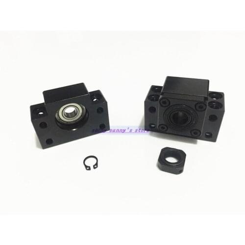 1pcs BK12 and 1pcs BF12 Ballscrew End Supports CNC Brand New