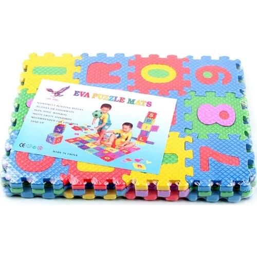 1pcs Children Alphabet Letters Numerals Puzzle Colourful Kids Rug Play Mat Soft Floor Crawling Puzzle Kids Educational Toys