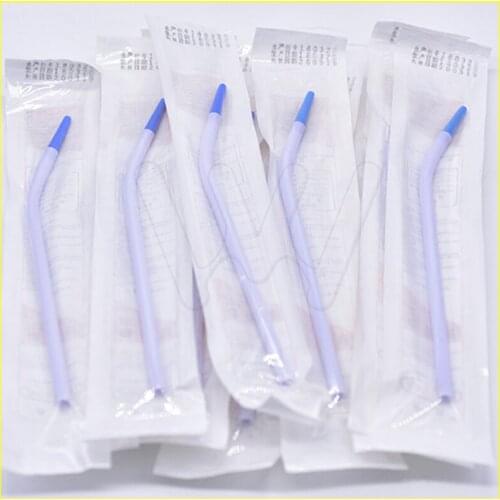 20PCS French curved straw implants surgical bends straw suction straw suction tube weak straw dental materials