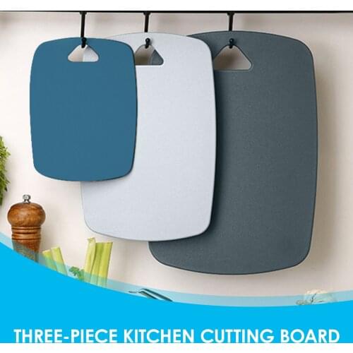 3pcs Chopping Blocks Surface Matte Process Chopping Block High-quality PP Non-slip Meat Bread Board Cutting Vegetables Fruit