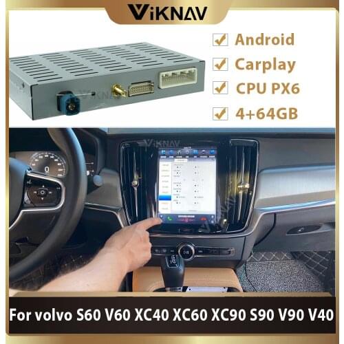 Built in carplay Android Car Radio For volvo S60 V60 XC40 XC60 XC90 GPS Navigation multimedia Player Touch HD Screen Head Unit