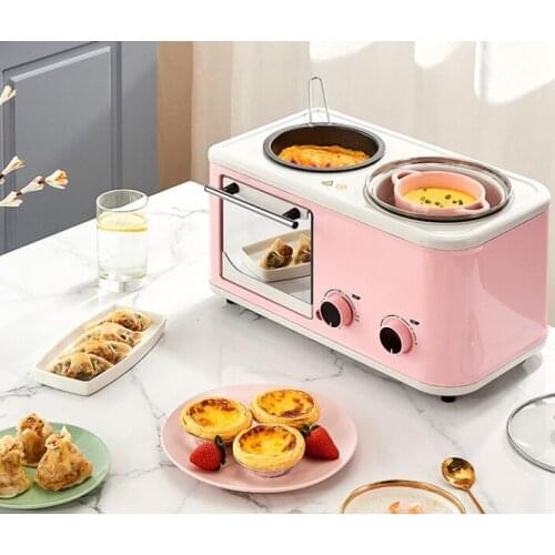 Household automatic multi-purpose four functional network red with the same toaster three breakfast Meiji baking machine J06