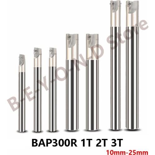 BEYOND BAP300R 16mm 1T 2T Milling Cutter Holder BAP 300R 10mm 12mm 14mm 15mm 19mm use APMT1135 Carbide Insert CNC EndMill Shank