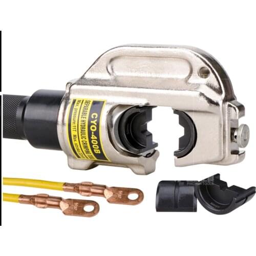 Electric Crimping Pliers 16-400mm2 Portable Pressure Line Hydraulic Tongs Crimping Head Hydraulic Tools CYO-400B/EP-410/EP-510H