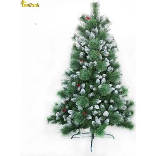 Teellook 1.5M / 1.8M / 2.1M / 2.4M Christmas tree Christmas decorations pine needles Christmas tree