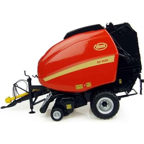 UH 1:32 4012 Vicon RV 4220 Baler Tractor Alloy Metal Diecast Cars Model Toy Vehicles For Children Boy Toys