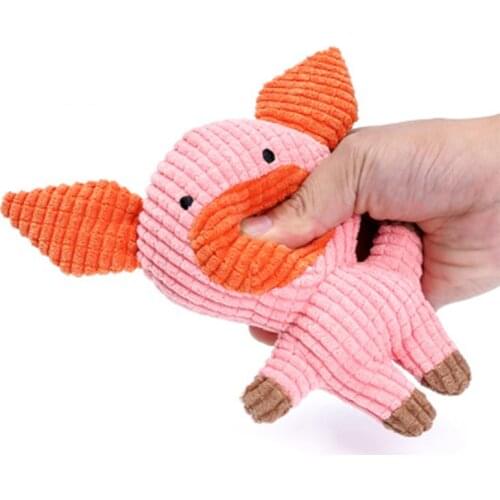 Cute Plush Toys For Dog And Cat Kitten Funny Cat Pet Kitten Play Interactive Toy Home Pet Supplies Cartoon Animal Elephant Pig