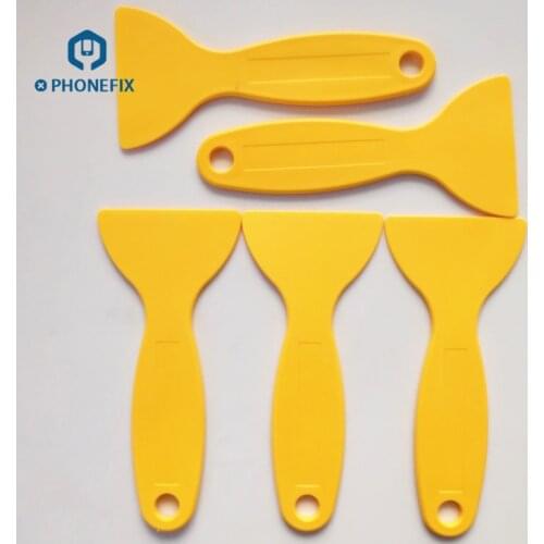 PHONEFIX 5pcs Open Screen Tool for iPhone Repair Opening Tools Plastic Spudger Glue Remove Tool for Cell Phone Screen Repair Kit