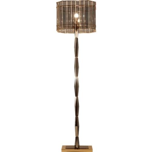 Postmodern minimalist crystal living room floor lamp Nordic creative bedroom study light luxury decoration floor lamp