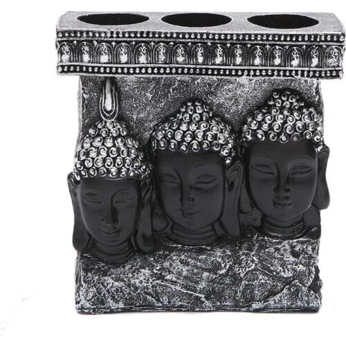 Thai Buddha Statue Candlestick Decoration Wine Cabinet Office Living Room Decoration Western Three Saints Decoration Crafts