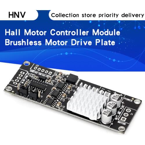200W PWM three phase DC brushless Hall motor controller module brushless motor driver board can be controlled in both directions