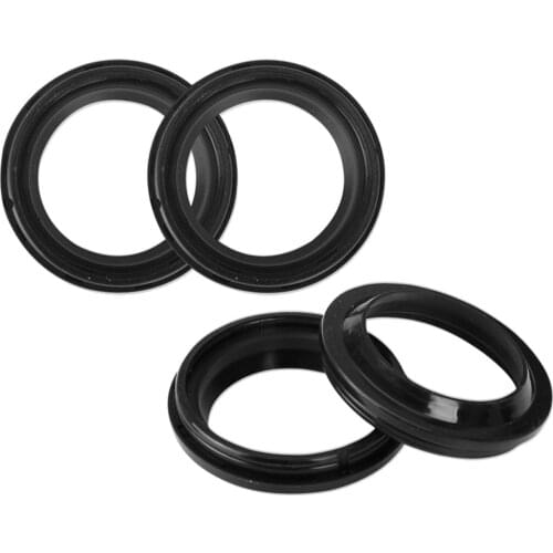 Fork Damper Shock Absorber Oil Dust Seal Set 41x53x8/10.5mm For Yamaha XJR400 FZ400 Racing Star 41X53-8