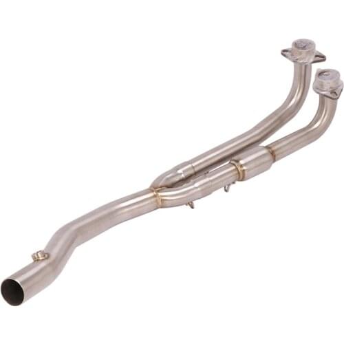 Slip On Motorcycle Front Pipe Exhaust Head Connect Tube Stainless Steel Exhaust System For Kymco AK550 All Years