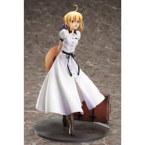 Japan Anime Fate Stay Night Aniplex British Travelouge Saber Action Figure Model Toy