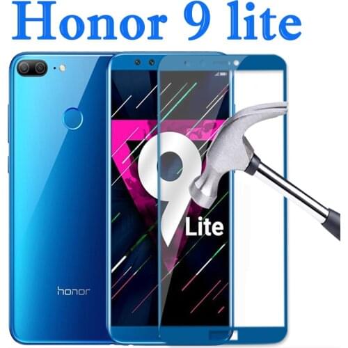 Screen Protector Honor 9 Lite Glass Tempered Glass Honor 9 light 9lite honor9 lite honer 9 9H Blue Safety Protective Glas Cover