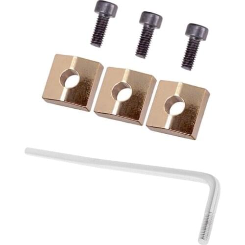 Electric Guitar Locking Nut Clamp&Screws&Bar for Guitar Tremolo Bridge