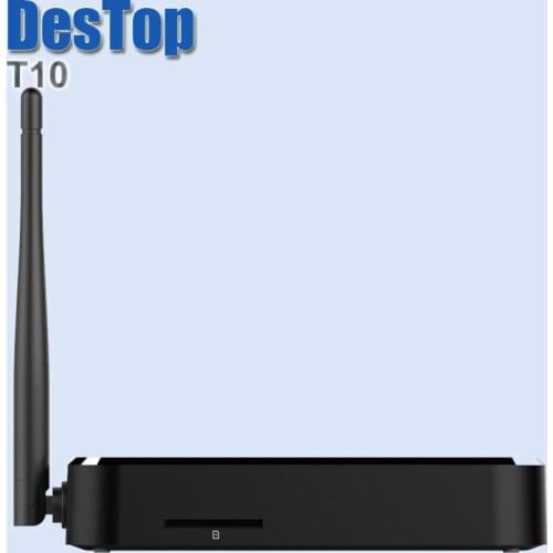 1PC Free Shipping Set Top Box T10 Android 4.4 TV Box TV 16.0 1G/8G Amlogic S805 With Dual-band WiFi SmartTV Receiver