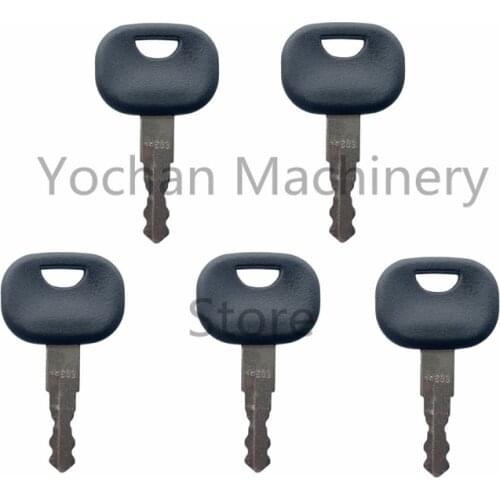 5 Pcs 14603 Key For Dynapac Terex Vibromax New Holland NH Ford Moxy Hamm Volvo JCB Bomag