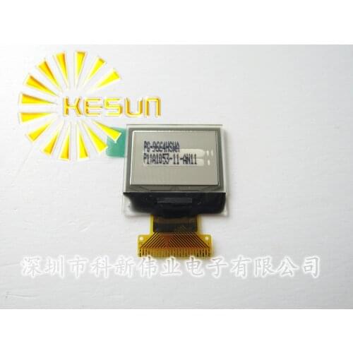 FREE SHIPPING 5PCS/LOT 0.95" inch 96*64 White OLED Display Module UG-9664HSWAG01 Light Beads