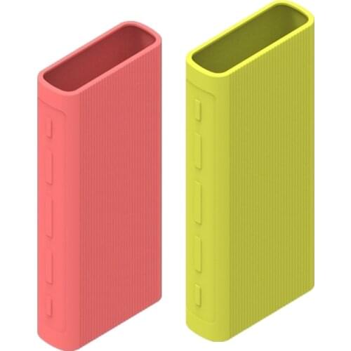 Powerbank Case Silicone Protector Case Cover for Xiaomi Power Bank 2 10000 MAh Skin Shell Sleeve Protector Cover case