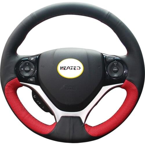 Braiding cover for steering wheel cover for Honda Civic Civic 9 2012 2013 2014 2015 car steering wheel cover