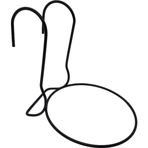 Flower Basket Holder Iron Hangers Patio Balcony Porch Fence Arts Ornaments