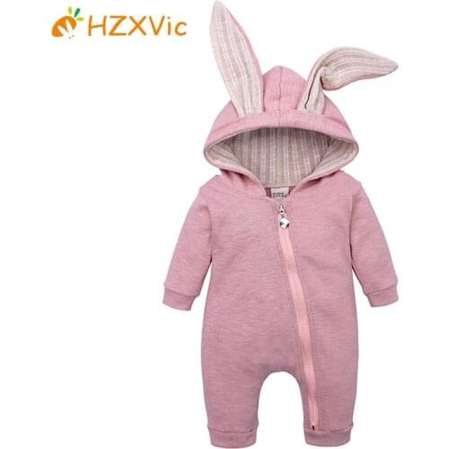 HZXvic Baby Rompers Jumpsuit For Kids Clothes For Newborns Ear Hooded Kids Baby Girl Clothes Warm Boys Toddler From 0 to 2 Years