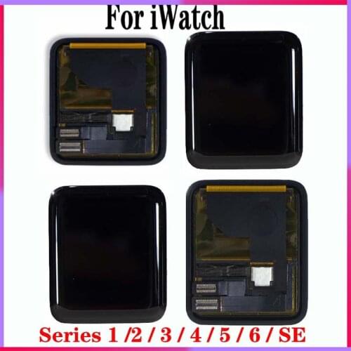 For iWatch Series 1 2 3 4 5 6 LCD Display Touch Screen Digitizer Assembly 38 44mm GPS For Apple Watch S1 S2 S3 S4 S5 S6 Display