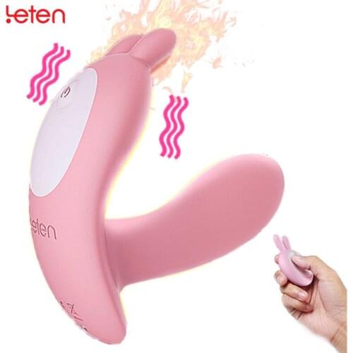 Leten 7 Frequency Strapless Strapon Wireless Remote Dildo Vibrators Intimate Strap On Dildos Adult Sex Toys Product for Woman