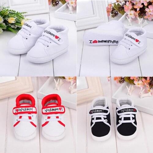 Infant Babies Boy Girl Shoes Sole Soft Canvas Solid Footwear For Newborns Toddler Crib Moccasins 3 Colors Available
