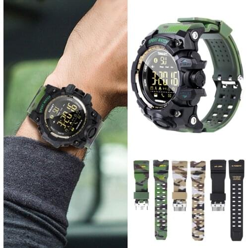 Camo Men Digital Wristwatches Smartwatch For Android IP67 Waterproof Professional Stopwatch Outdoor Sport Smart Watch