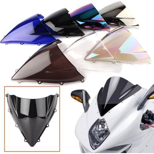 Windshield Windscreen Double Bubble For MV Agusta F3 800 675 2012 2013 2014 2015 2016 2017 Motorcycle Accessories ABS Plastic