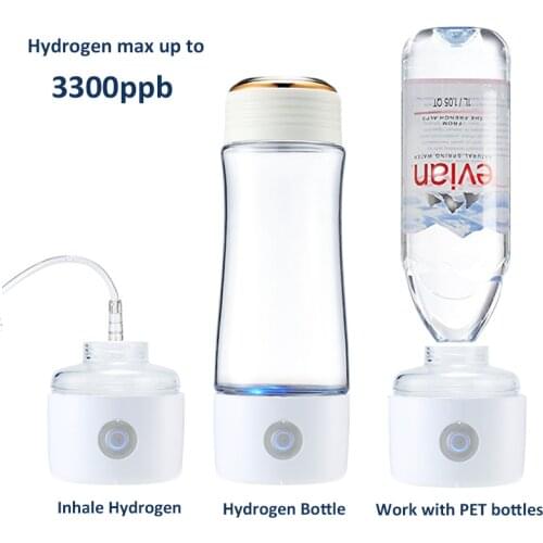 The 5th generation DuPont membrane max up to 3300ppb Hydrogen Rich Water Generator Hydrogen Water Bottle