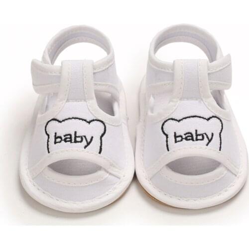Fashion Newborn Infant Baby Boys Girls Summer Cartoon Printed Prewalker Hollow Breathable Anti-slip Soft First Walker Shoes#p4