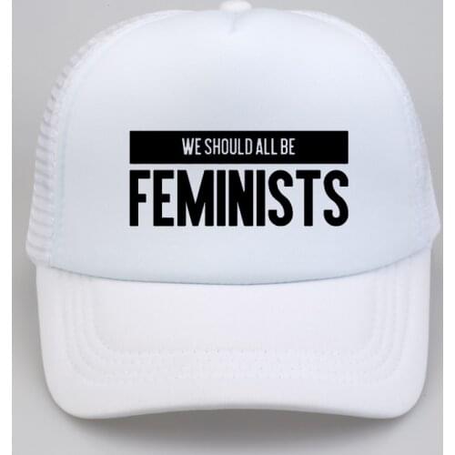 We Should All Be Feminists print cap fashion Summer cool Mesh Baseball caps Women Equal Right snapback hat