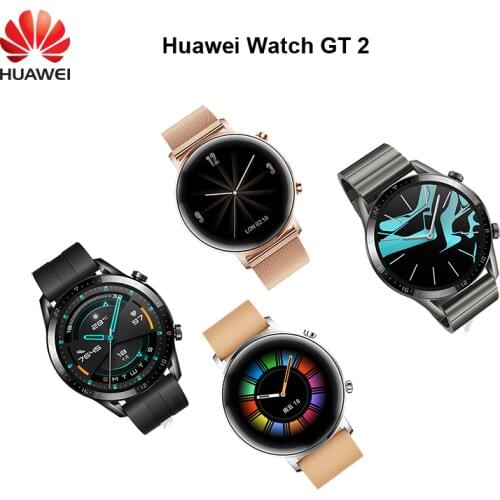 Original Huawei Watch GT 2 Smart watch Bluetooth Smartwatch 5.1 14 Days Battery Life Phone Call Heart Rate For Android iOS-in st