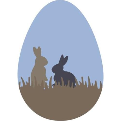 Easter Bunny Metal Cutting Dies Stencil Scrapbooking DIY Album Stamp Paper Card