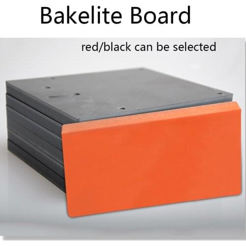 Red Black Bakelite Flat Plate Sheet Phenolic Resin Insulation Board Insulated Panels 1/2/3/5/6/8/20/mm 200x300mm