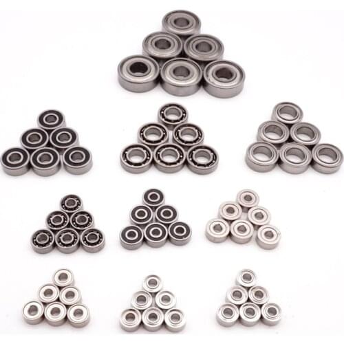 4PCS 520/620/830/950 Bearing 2*5*2.5mm/2*5*2mm/2*6*2.5mm/2*6*2mm/3*8*3mm/5*9*3mm Roller/Chassis Bearings Tamiya Mini 4WD Car
