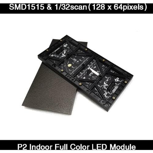 P2 Indoor Rental LED Display Module LED Screen 256x128mm 1/32 Scan Video Wall LED Billboard 128x64 Pixels
