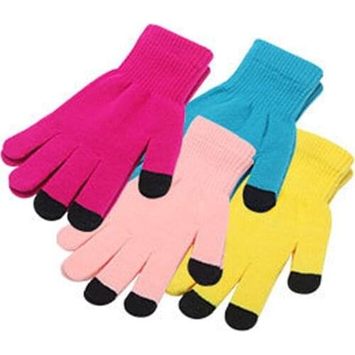 DICHSKI Bicycle Men Riding Bike Sports Outdoor Cycling Warm Mittens Women Knitted Touched Screen Glove Adult Wrist Ski Unisex