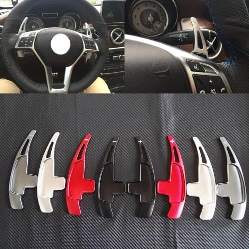 TTCR-II Steering Wheel Shift Paddle Extension Replacement Shifters For Mercedes Benz AMG A45 CLA45 C63 C65 S63 GLA45 E43 SL63