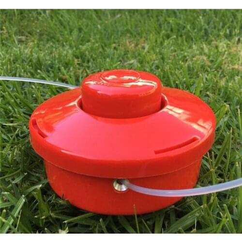 Universal Garden Grass Trimmer Brush Cutter Head two Wires Mower Bump Cutting Trimmer Gardening Brush cutter Head Red