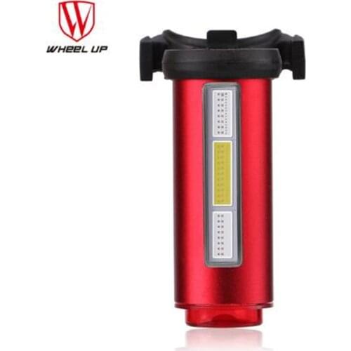 WHEEL UP Bike Light USB Rechargeable 360 Safety Seat post Tail-light 7 Modes COB Lamp Beads LEDS Bicycle Light Free Shipping new
