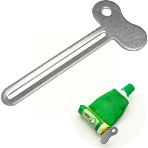 1pc Steel Metal Tube Toothpaste Squeezer Tube Bathroom Cosmetic Paint For Washroom Dye Dispenser Hair Color Squeezer C0X2