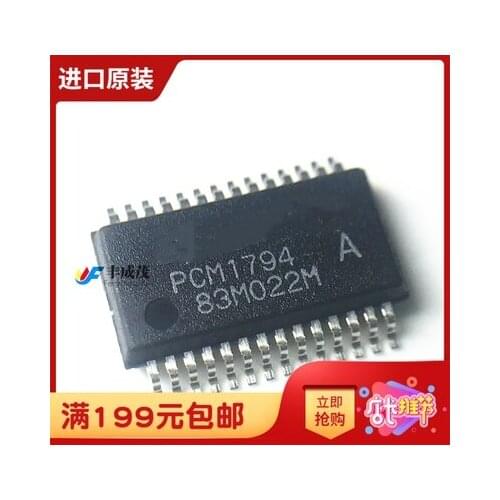 2PCS PCM1794ADBR SSOP-28 PCM1794ADB SSOP28 PCM1794A PCM1794 1794 Audio decoding New and original