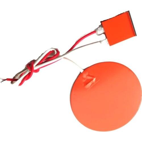 220V 1200W Diameter 550*1.5mm Round Silicone Heater with digital thermostat 1000mm lead wire