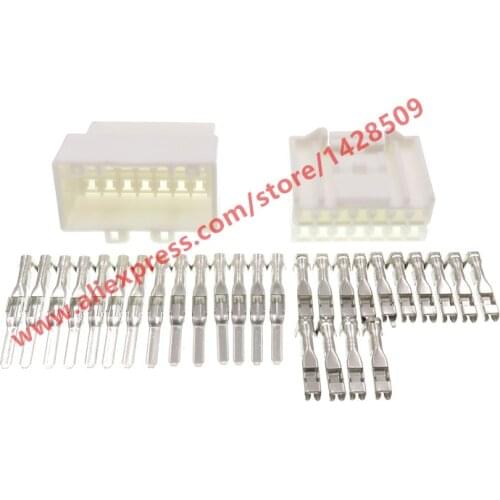 5 Sets 14 Pin Female Male Auto Wire Harness Connector Electrical Plug With Terminals 936199-1